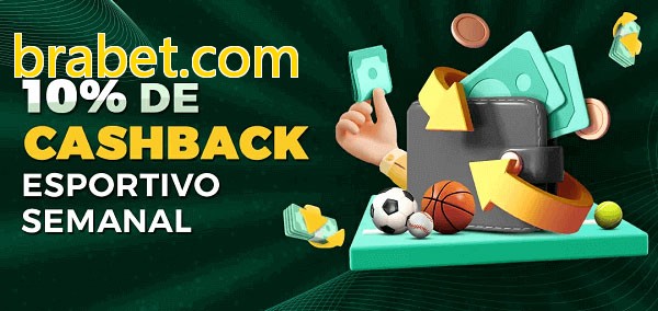 10% de bônus de cashback na brabet.com