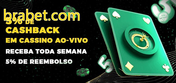 Promoções do cassino ao Vivo brabet.com